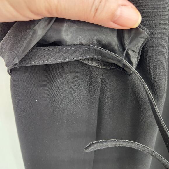 NWT Jones Studio Black Sleeveless Belted Straight Pencil Dress Women's 8 - Picture 7 of 10